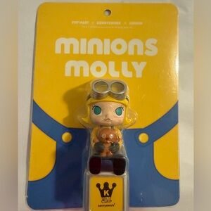 Minions Molly Collectible Figure hanging card from Pop Mart